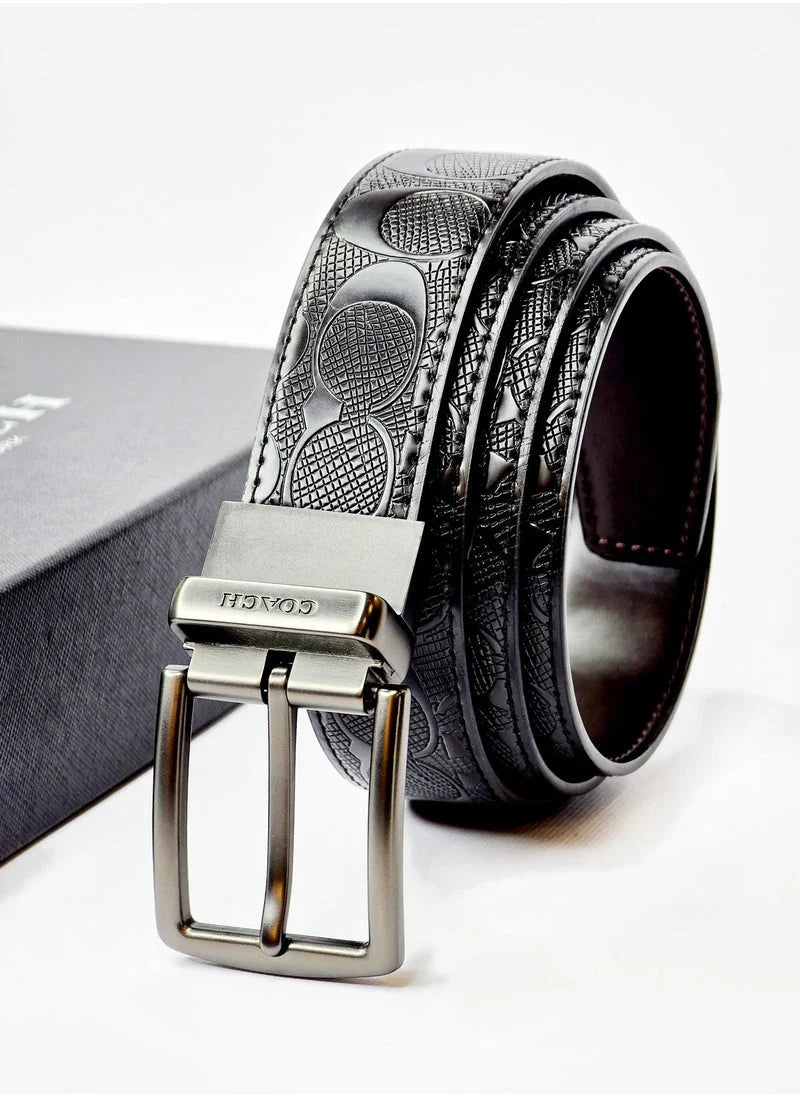 Coach Signature Wallet & Reversible Belt Set For Men