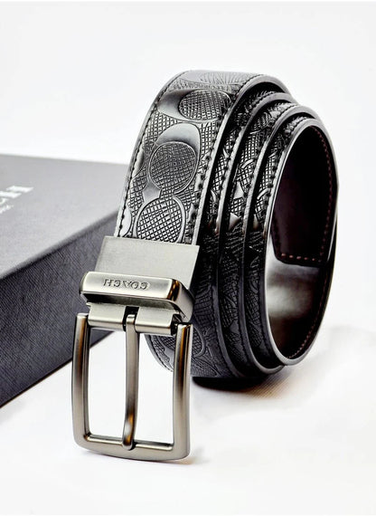 Coach Signature Wallet & Reversible Belt Set For Men