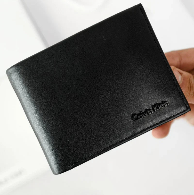 CK Black Leather Wallet For Men