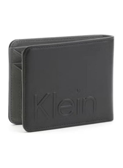 CK Black Leather Wallet-Belt Set For Men