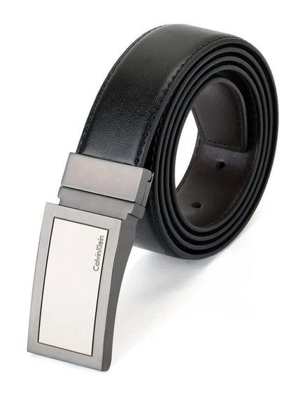 CK Black Leather Wallet-Belt Set For Men