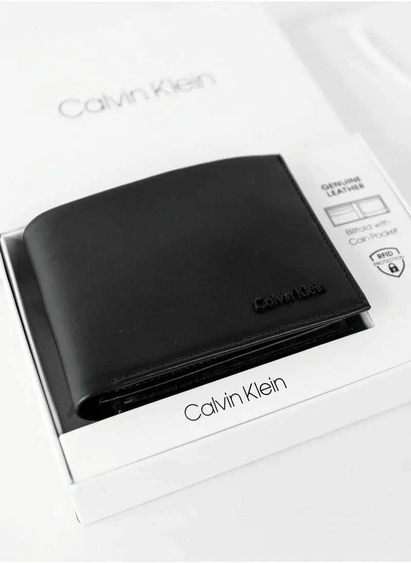CK Black Leather Wallet For Men