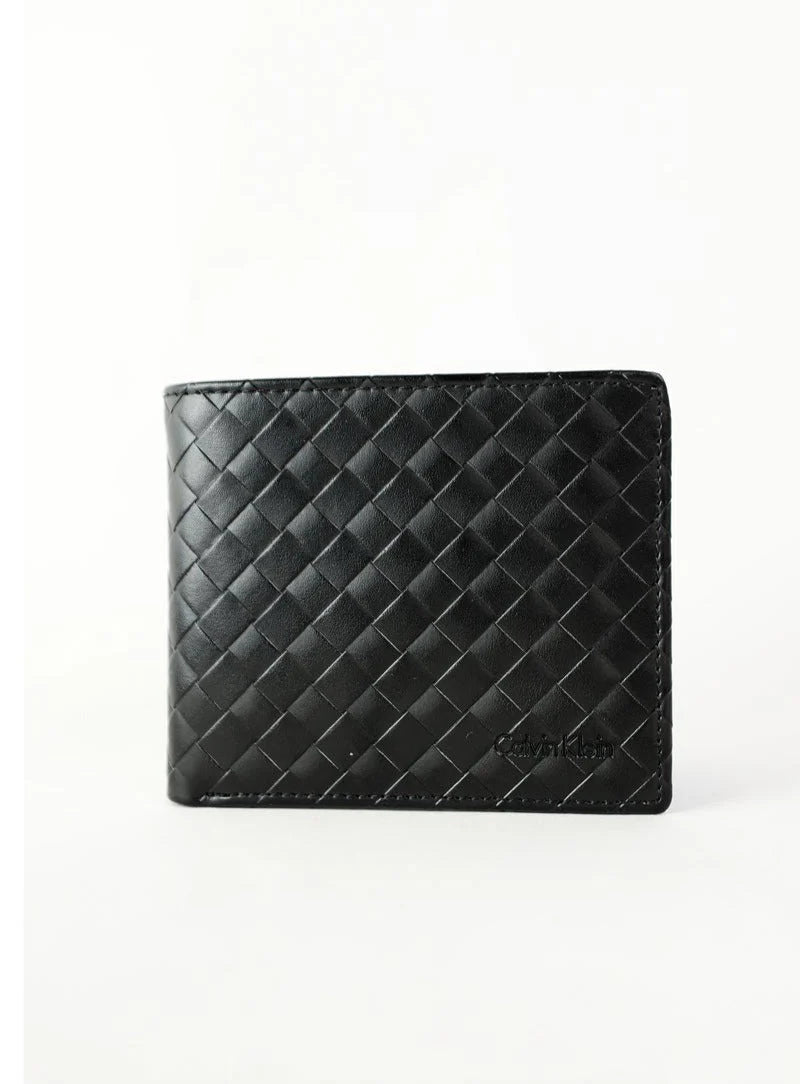CK Black Leather Wallet For Men