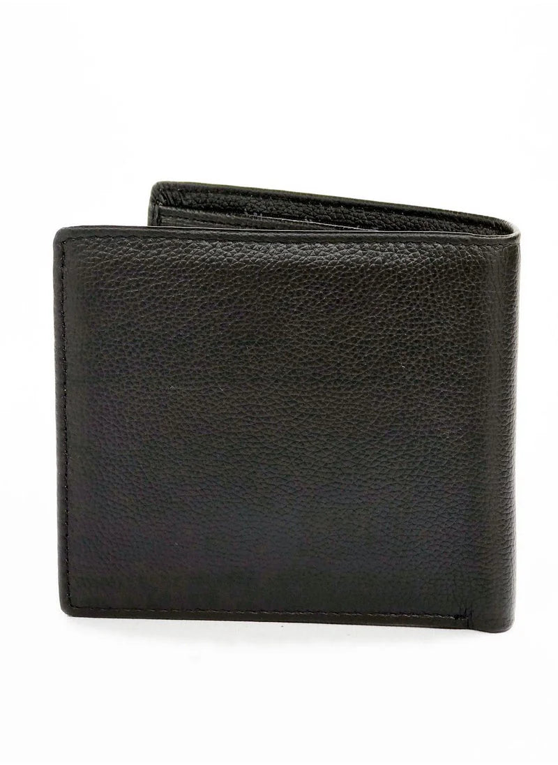 CK Black Leather Wallet-Keychain Set For Men
