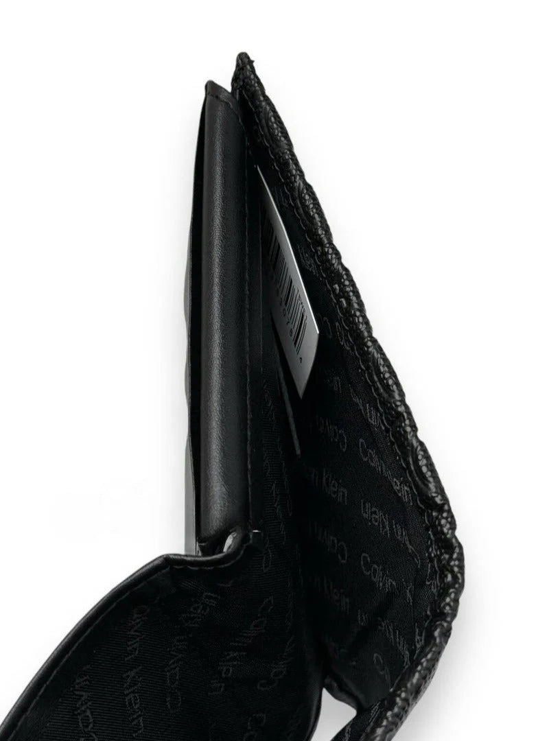 CK Black Leather Wallet For men