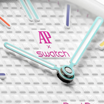 Audemars Piguet x Swatch Royal Pop Huit Blanc Unisex White Watch