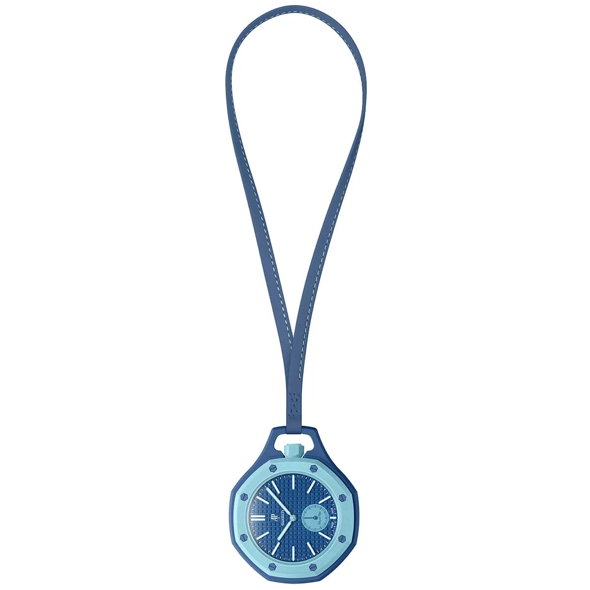 Audemars Piguet x Swatch Royal Pop LAN BA Unisex Blue Pocket Watch