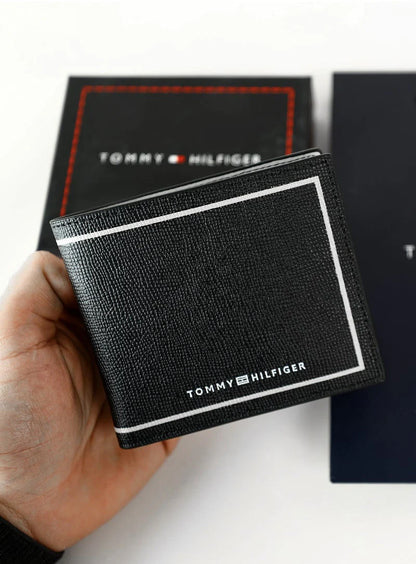 TH Black Wallet For Men