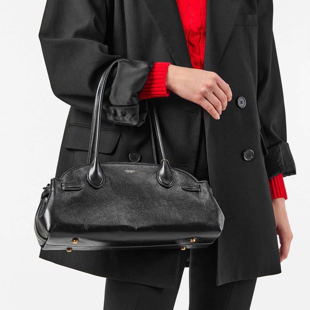 Coach Black Women Shoulder Bag Ccm57 B4 Bk