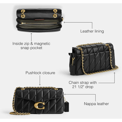 Coach Brass Black Women Shoulder Bag Cp149 B4 Bk