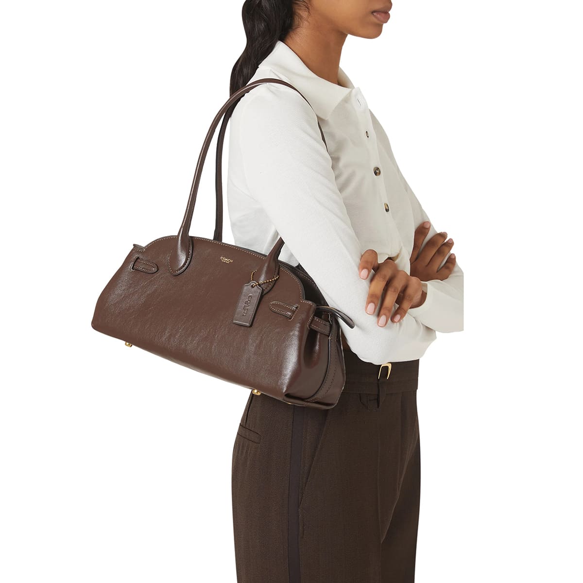 Coach Brown Women Shoulder Bag Ccm57 B4Mpl