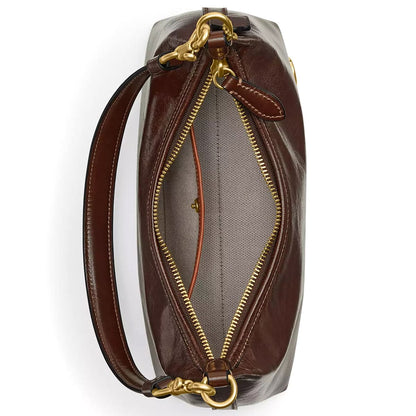 Coach Dark Brown Women Shoulder Bag Cad75 B4Mpl