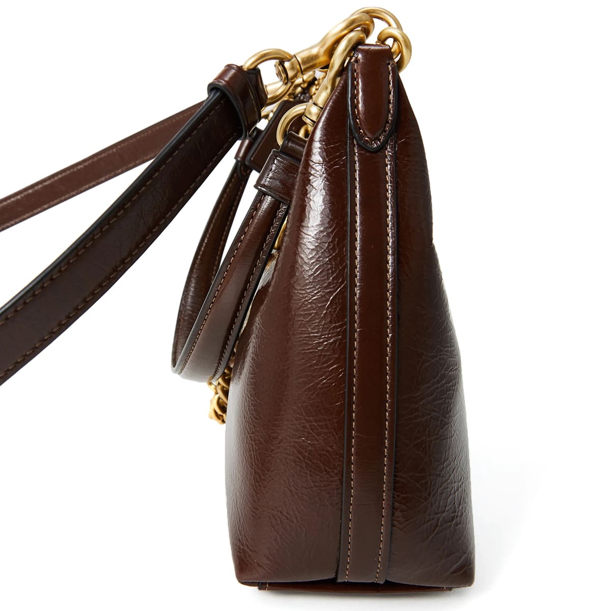Coach Dark Brown Women Shoulder Bag Cad75 B4Mpl