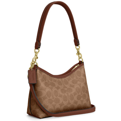 Coach Dark Brown Women Shoulder Bag Cbh15