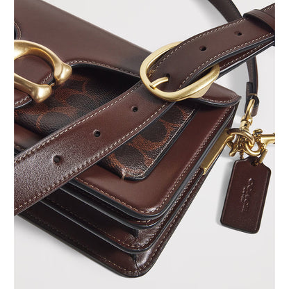 Coach Dark Brown Women Shoulder Bag Ci032 B4Ydt