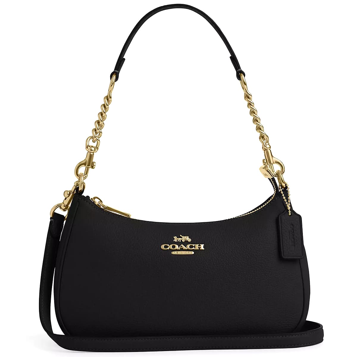 Coach Gold Black Women Shoulder Bag Cv934 Imblk