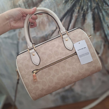 Coach Gold Sand Chalk Women Handbag Cv961 Imxdm