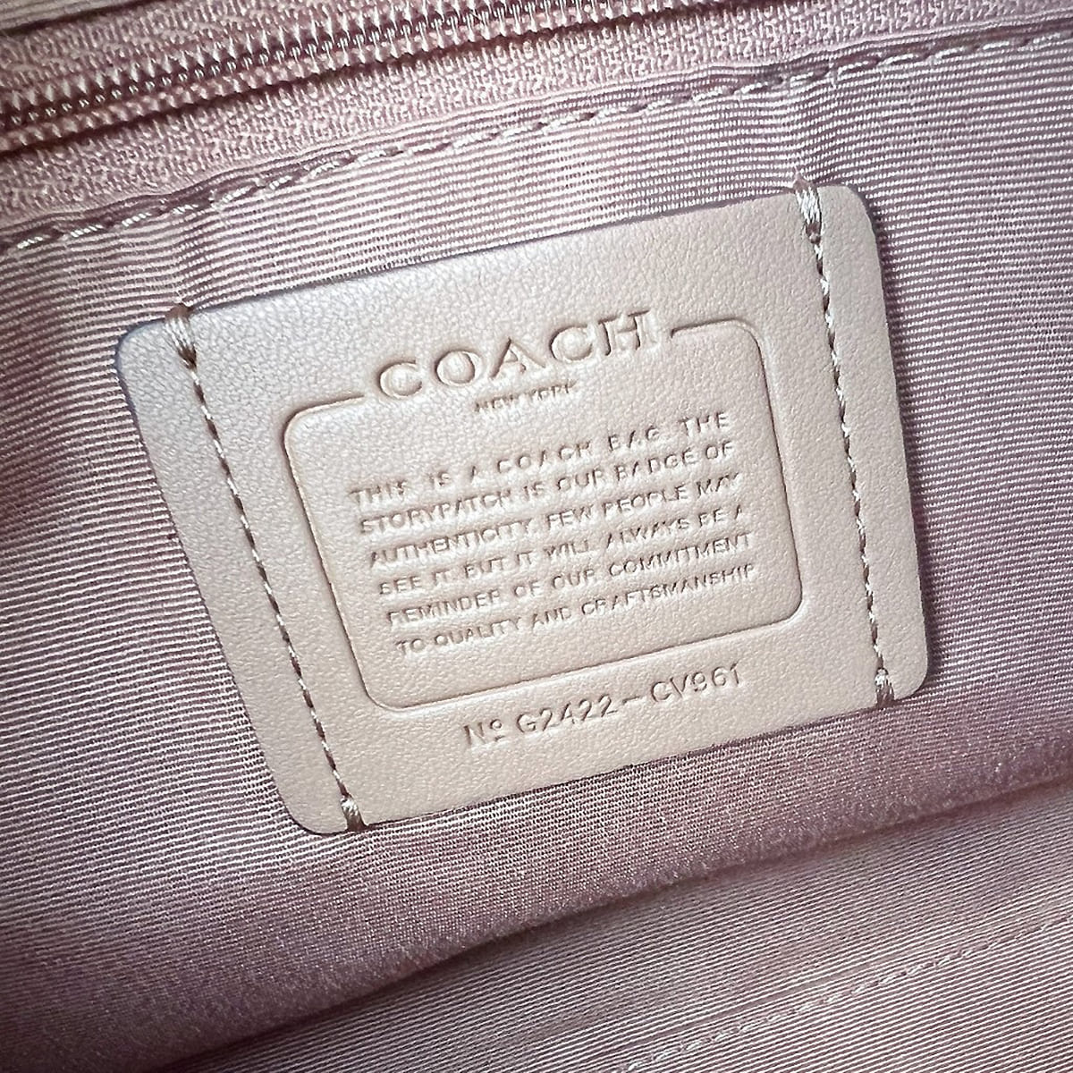 Coach Gold Sand Chalk Women Handbag Cv961 Imxdm