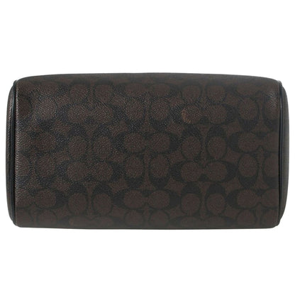 Coach Gold Walnut Black Women Handbag Cv961