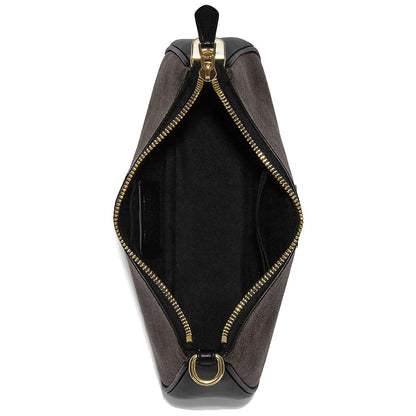 Coach Gold Walnut Black Women Shoulder Bag Cv933