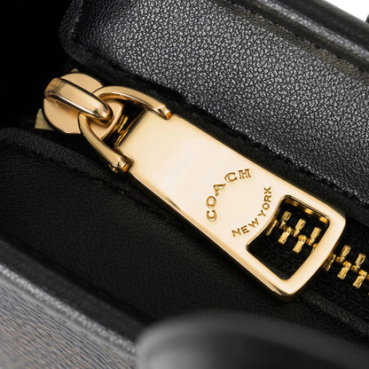 Coach Walnut Black Women Handbag Cw032 Imxaq