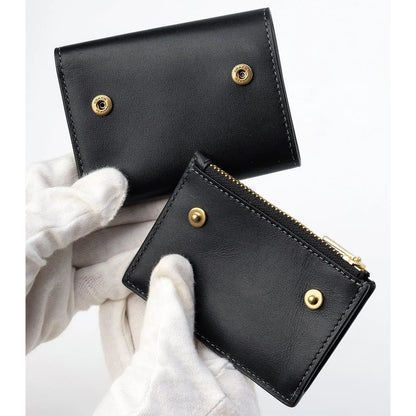COACH Women’s Refined Leather Snap Wallet with Detachable Card Case CZ111