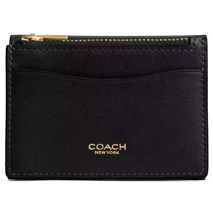COACH Women’s Refined Leather Snap Wallet with Detachable Card Case CZ111