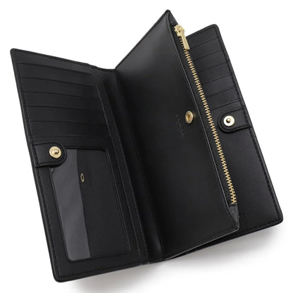 Coach Women’s Slim Signature Canvas Wallet in Dark Brown C8714 IMAA8