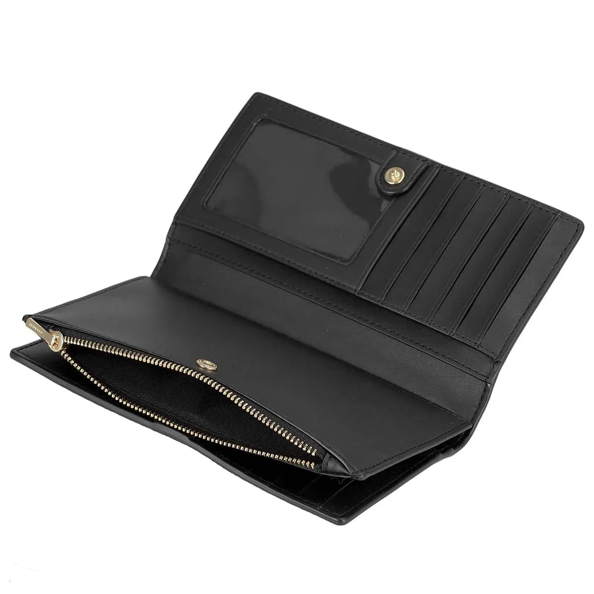 Coach Women’s Slim Signature Canvas Wallet in Dark Brown C8714 IMAA8