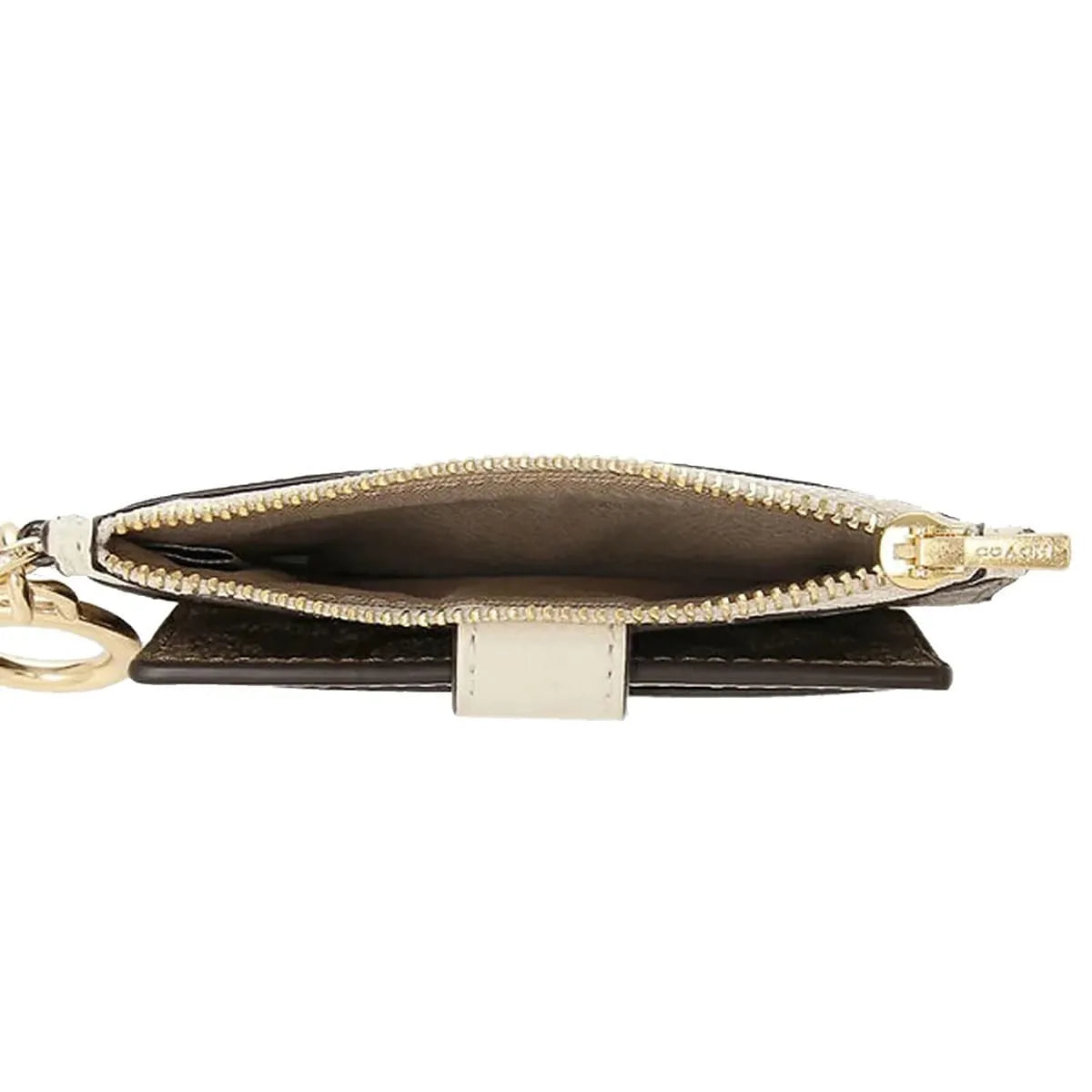 COACH Women’s Signature Canvas Attachment Card Case C7398 IMDJ8