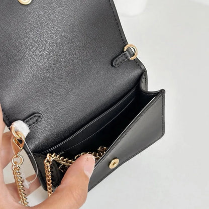 COACH Women’s Signature Canvas Mini Wallet on a Chain CZ278