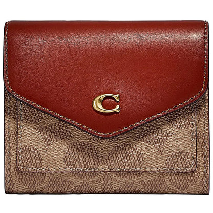 COACH Women’s Signature Canvas Wyn Small Wallet C2329