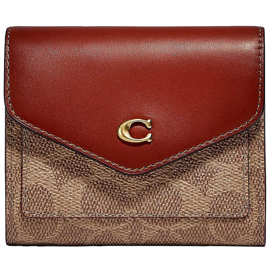 COACH Women’s Signature Canvas Wyn Small Wallet C2329