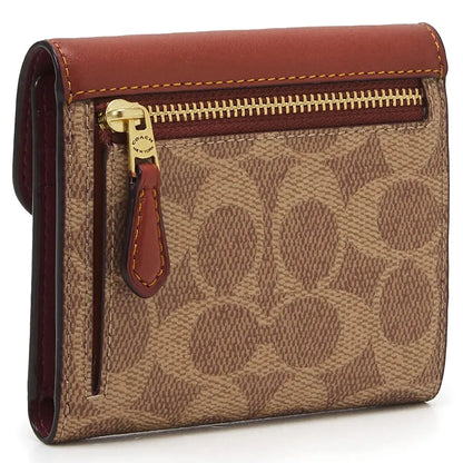 COACH Women’s Signature Canvas Wyn Small Wallet C2329