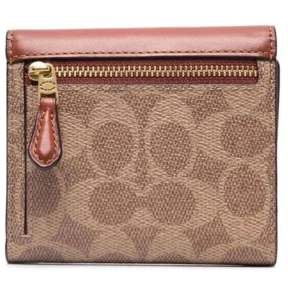 COACH Women’s Signature Canvas Wyn Small Wallet C2329
