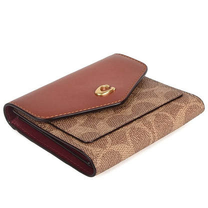 COACH Women’s Signature Canvas Wyn Small Wallet C2329