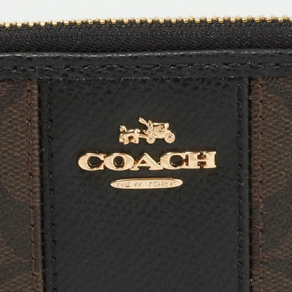 Coach Women’s Signature Canvas Zip-Around Wallet F54630 IMAA8