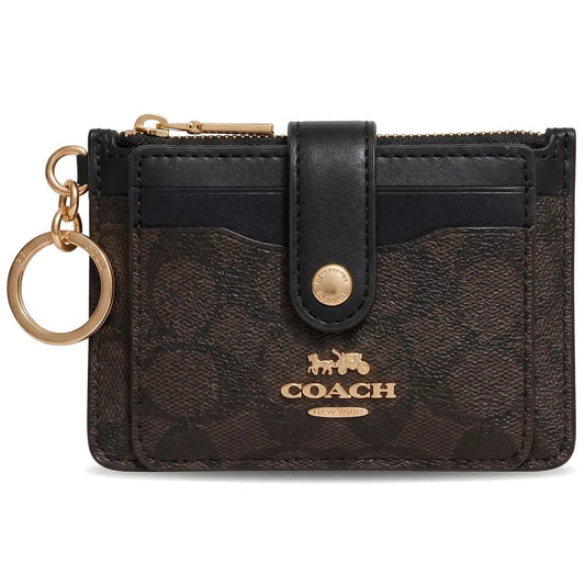 Coach Women’s Signature Card Holder and Coin Purse C7398
