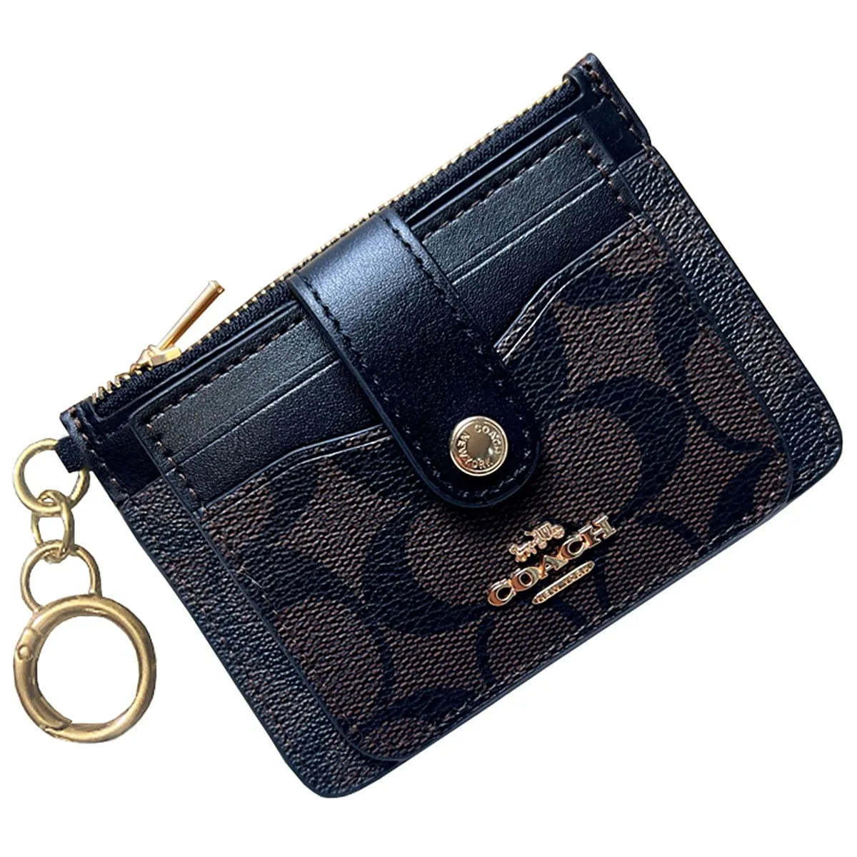 Coach Women’s Signature Card Holder and Coin Purse C7398