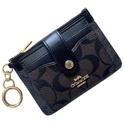 Coach Women’s Signature Card Holder and Coin Purse C7398
