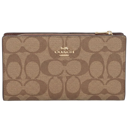 Coach Women’s Slim Signature Long Wallet C8714