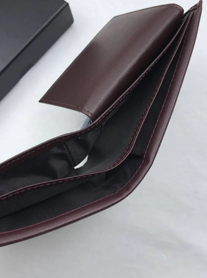 GU Brown Leather Wallet For Men