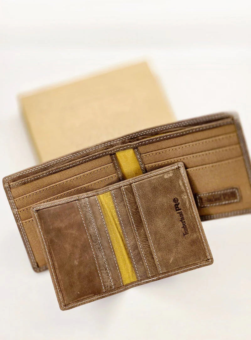 TL Brown Leather Wallet For Men