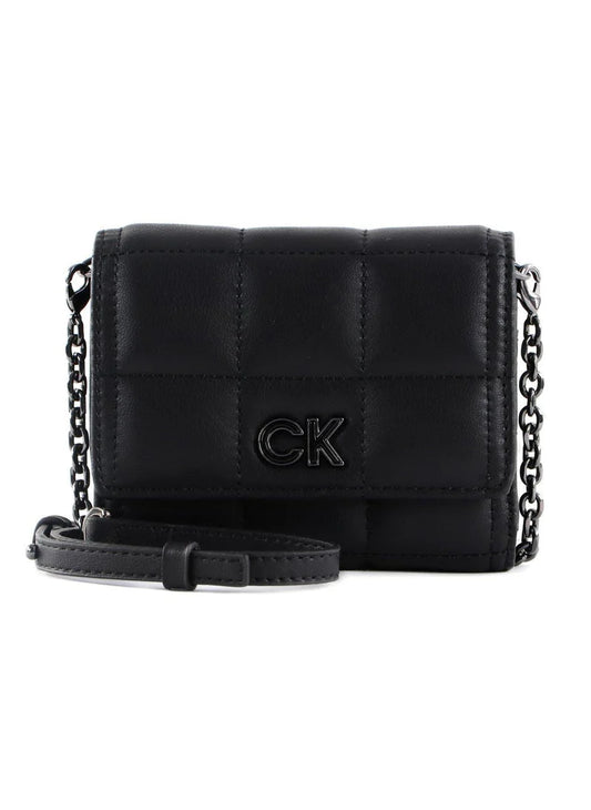 CK Quilted Black Wallet For Women