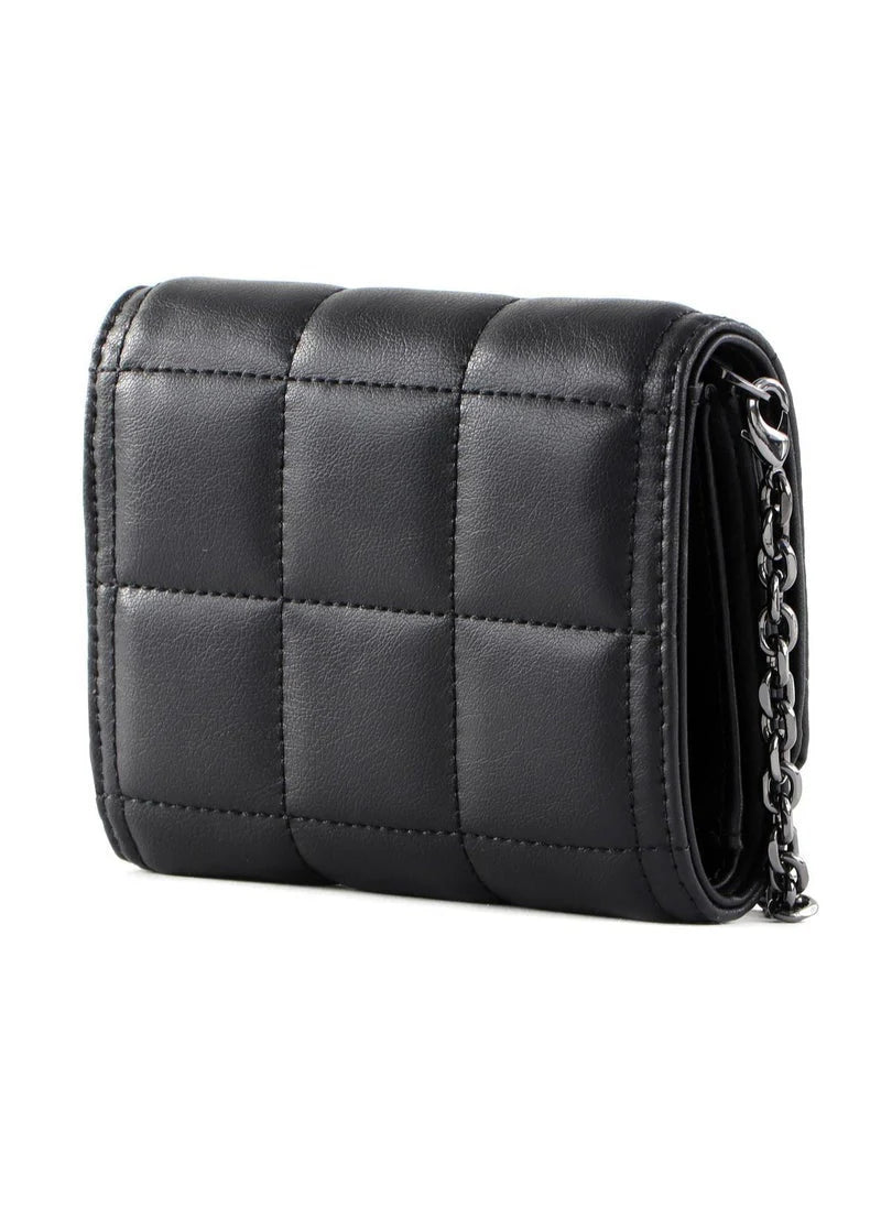 CK Quilted Black Wallet For Women