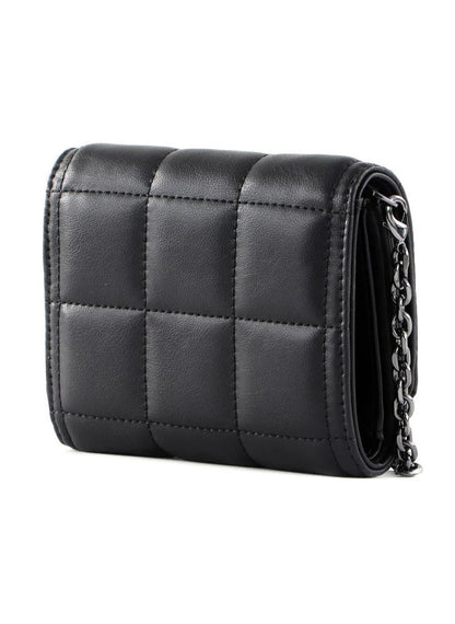 CK Quilted Black Wallet For Women