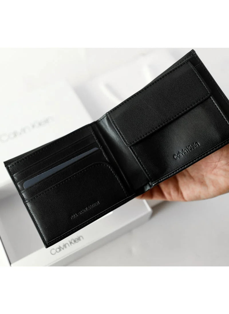 CK Black Leather Wallet For Men