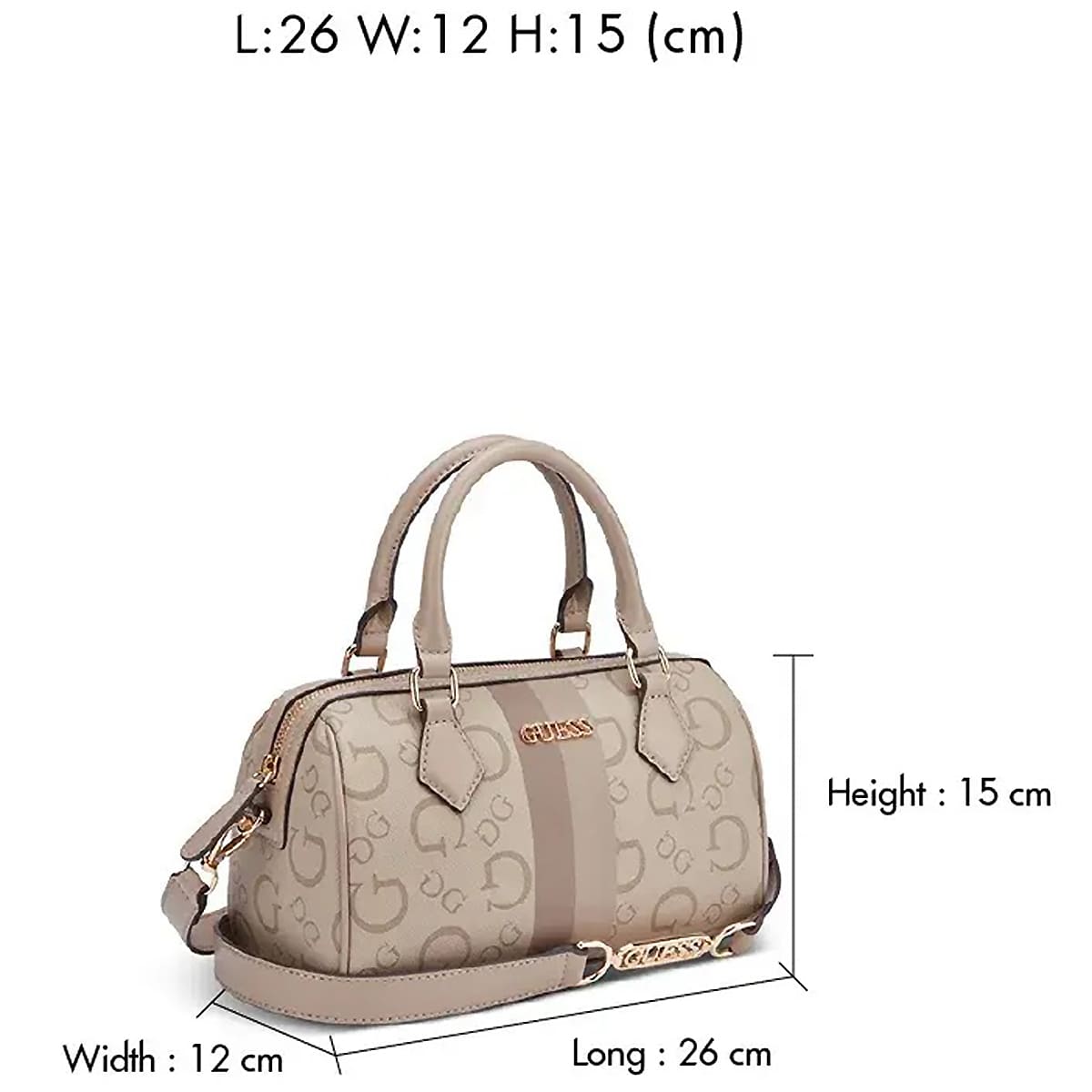 Guess Beige Women Handbag Hg997808