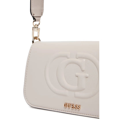Guess Beige Women Shoulder Bag Hwevg951320