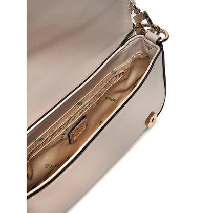 Guess Beige Women Shoulder Bag Hwevg951320